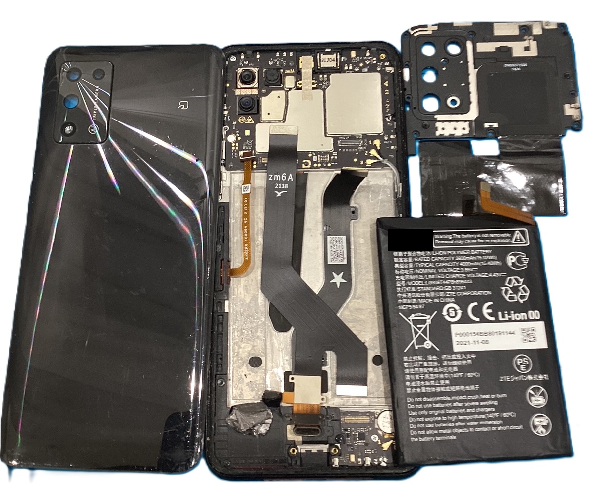 【ZTE Libero ５G II　画面交換を承りました！スマホ修理工房アスティ静岡店です！】